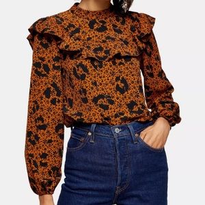 TOPSHOP Ruffle shirt